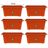 UV Treated Rectangular Plastic Planter (10 inches)