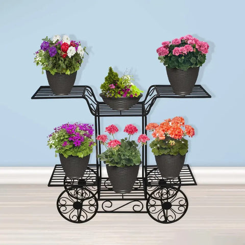 TrustBasket Cart type Planter Stand for Plants