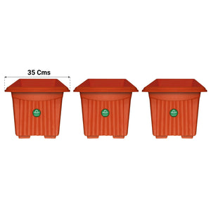14 inch square plastic planter UV Treated Square Plastic Planter(14 Inch) – TrustBasket