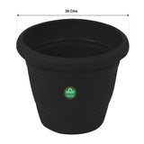 UV Treated Plastic Round Pots - 14 Inches