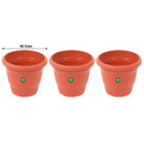 LARGE SIZE GARDEN POTS & PLANTERS ONLINE - UV Treated Plastic Round Pot - 16 inches