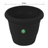 UV Treated Plastic Round Pot - 18 inches