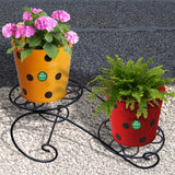 OUTDOOR PLANT POTS AND PLANTERS - Table Top Planter Stand - Set of 2