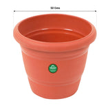 UV Treated Plastic Round Pots - 20 Inches