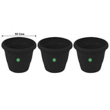 UV Treated Plastic Round Pots - 20 Inches