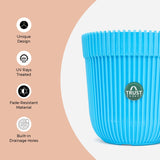 TrustBasket Rim Pot 5 inch Table Top Planter Pot (Pack of 4)