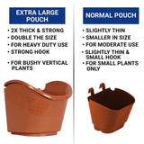 Vertical Gardening Pouches (Brown) - Extra Large
