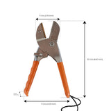 TrustBasket Royal cut crum finish garden secateurs