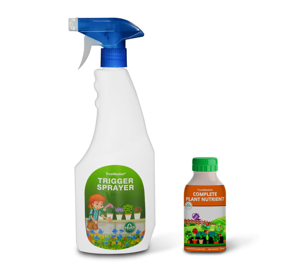 Trigger Sprayer Bottle(500ml) with Organic Plant Nutrient(25ml)