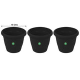 UV Treated Plastic Round Pot - 6 inches