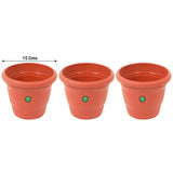 UV Treated Plastic Round Pot - 6 inches