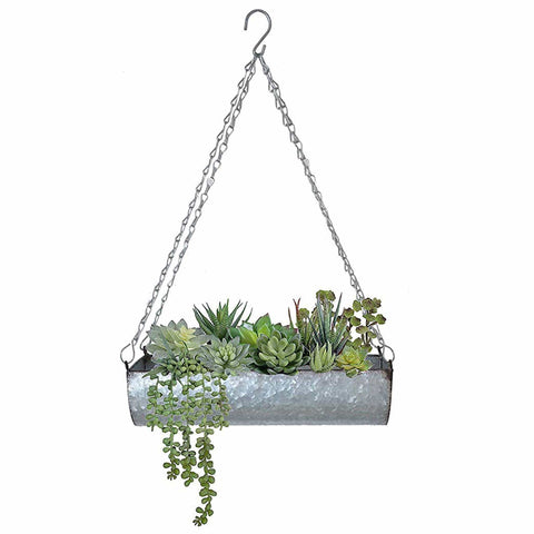 Best Metal Planters in India - Ivy Single Level Hanging Planter