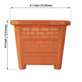 TrustBasket EarthBox-6 Square Plastic Planter