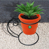 OUTDOOR PLANT POTS AND PLANTERS - TrustBasket Over head Planter Stand