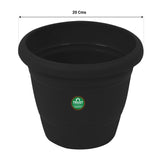 TrustBasket UV Treated Plastic Round Pot (8 Inches)