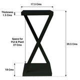 Ambar Planter Stand-Black