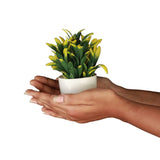 Artificial Potted Bell Shrub