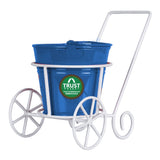 Trolley with Bucket Planter for Small Indoor Plants