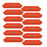 TrustBasket UV Treated 4.5 inch Square Bottom Tray(Plate/Saucer) Suitable for 6 inch Square Plastic Pot