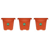 UV Treated  Square Plastic Planter (10 inches)