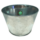 TrustBasket Portable Barbeque Bucket Round Portable Charcoal BBQ Barbeque for Indoor/Outdoor and Multiuse (Ivory)