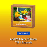 COCOPEAT BLOCK - EXPANDS TO 75 LITRES of COCO PEAT POWDER