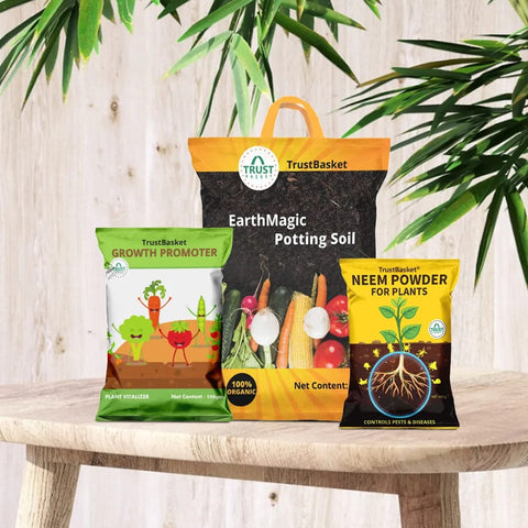 Gardening Grow Kits - TrustBasket Indoor Plants Care Kit