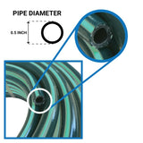 Heavy Duty Water Hose Pipe (Size : 1/2 inch) for Garden, Car Wash, Floor Clean, Pet Bath - Easy to Connect