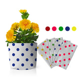 Set of 5 premium colourful Dotted Grow bags (20*20*35 cms)