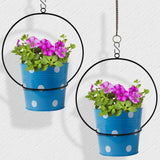 Wall Hanging Round Planter Holder - Set of 2