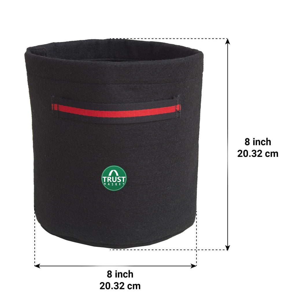 Happy Roots Grow Bags 8*8 TrustBasket