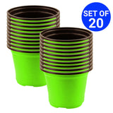 Nursery Plastic Pot 5 inch (Set of 20 Pots)