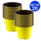 Nursery Plastic Pot 5 inch (Set of 20 Pots)