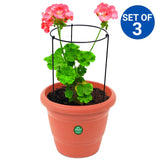 OUTDOOR PLANT POTS AND PLANTERS - Garden Trellis Plant Support - Set of 3