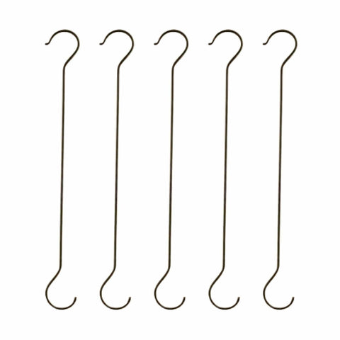 Hangers for Planter Support - Long S-hook- Set of 5