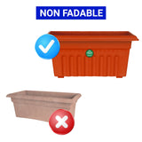 UV Treated Rectangular Plastic Planter (18 inches)