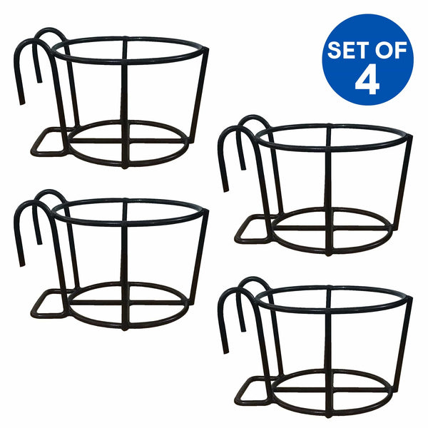TrustBasket Round-Planter-Railing-Hanger
