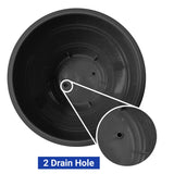 UV Treated Plastic Round Pots - 20 Inches