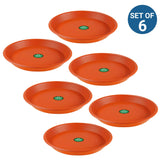 TrustBasket UV Treated 6.4 inch Round Bottom Tray(Plate/Saucer) Suitable for 10 inch Round Plastic Pot
