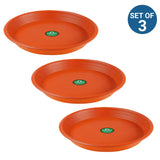 TrustBasket UV Treated 7.6 inch Round Bottom Tray(Plate/Saucer) Suitable for 12 inch Round Plastic Pot