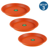 TrustBasket  UV Treated 9.2 inch Round Bottom Tray(Plate/Saucer) Suitable for 14 inch Round Plastic Pot