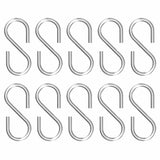 S Hook Hanger - Set of 10