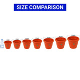 UV Treated Plastic Round Pots - 20 Inches