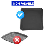 TrustBasket UV Treated 4.5 inch Square Bottom Tray(Plate/Saucer) Suitable for 6 inch Square Plastic Pot