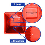 UV Treated  Square Plastic Planter (10 inches)