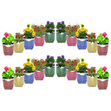 TrustBasket Premium Colorful Stripe Grow Bag - Set of 20 (20*20*35 cm)