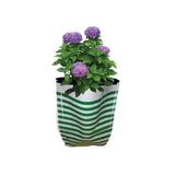 Premium Colorful Stripe Grow Bag - Set of 10 (20*20*35 cm)