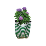 TrustBasket Premium Colorful Stripe Grow Bag - Set of 20 (20*20*35 cm)