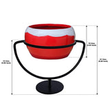 Trophy Planter Stand with look like Ceramic Metal Bowl