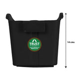 Vertical Gardening Pouches - Extra Large (Set of 10) - Black